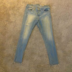 AG Skinny Jean with faded denim